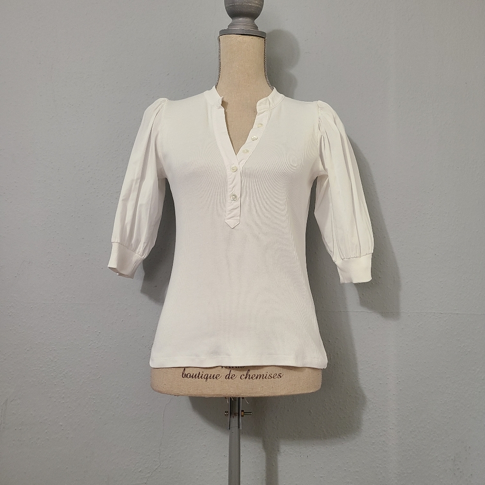 Veronica Beard Coralee Front Button Blouse Size XS